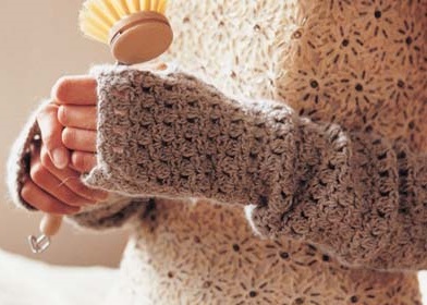 Crochet Fingerless Mittens